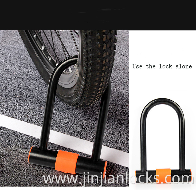 Small Bike U Lock with Mounting Bracket